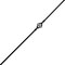 Nuvo Iron in Square x 44in Long Black Steel Interior Balusters - Single Basket, 12PK SQI1B-12MP - alternate 3